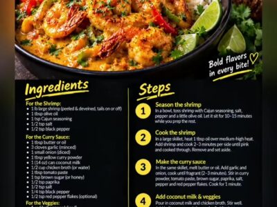 Caribbean Curry Coconut Shrimp